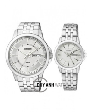 Đồng hồ đôi Citizen BF2011-51A và EQ0601-54A
