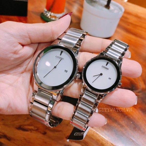 Đồng hồ đôi Citizen GA1050-51A & AU1060-51A