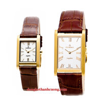 ĐỒNG HỒ ĐÔI ESSENCE ES2015 DA VANG TRANG
