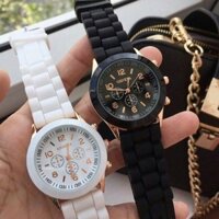 Đồng hồ đôi GENEVA dây cao su DH574