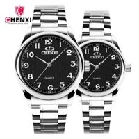 ĐỒNG HỒ ĐÔI NAM NỮ CHENXI CX_010A MẶT ĐEN
