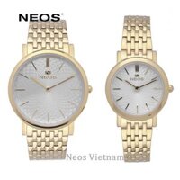 Đồng Hồ Đôi Neos N-40577 Sappire Dây Thép