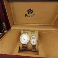 Đồng hồ đôi Piaget – P009 máy Quartz dây thép 316 vàng