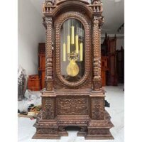 Đồng hồ đứng gỗ mun quả lắc có chuông cao 2m20 (FREESHIP 70 KM )