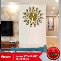 Đồng hồ đuôi công 03 kích thước 50cm