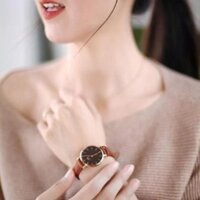 Đồng hồ DW Nam Nữ Daniel Wellington Classic Petite St Mawes Black 28mm - Rose Gold [Bảo Hành Hãng]