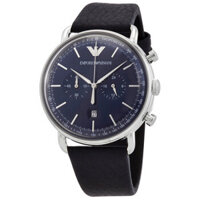 Đồng Hồ Emporio Armani Aviator Chronograph Quartz (máy pin) Mặt Xanh AR11105 (Nam) Chính Hãng