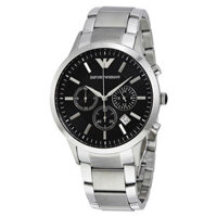 Đồng Hồ Emporio Armani Classic Chronograph Mặt Số Đen Steel AR2434 (Nam) Chính Hãng
