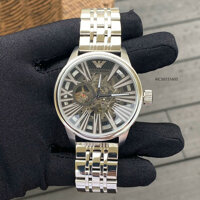 Đồng hồ Emporio Armani AR4629-30 máy cơ lộ máy dây thép không gỉ cao cấp