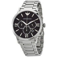Đồng Hồ Emporio Armani Giovanni Chronograph Quartz (máy pin) Mặt Đen AR11208 (Nam) Chính Hãng