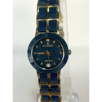 Đồng hồ  ESSENCE nữ chính hãng.Mặt đá  Dây đá safia đờ mi vàng xanh .Đã qua sử dụng