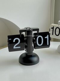 Đồng hồ Flip Clock Đen