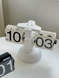 Đồng hồ Flip Clock Trắng