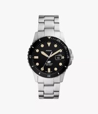 Đồng hồ Fossil Chính hãng - Blue Dive Three-Hand Date Stainless Steel Watch | JapanSport FS5952