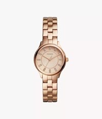 Đồng hồ Fossil Chính hãng - Modern Sophisticate Three-Hand Rose Gold-Tone Stainless Steel Watch | JapanSport BQ1571