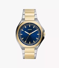 Đồng hồ Fossil Chính hãng - Evanston Solar-Powered Two-Tone Stainless Steel Watch | JapanSport BQ2768