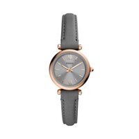 Đồng hồ Fossil nữ CARLIE MINI ES5068 dây da - màu xám