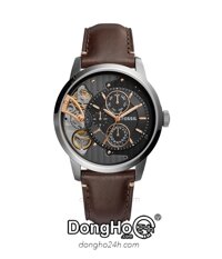Đồng hồ Fossil Townsman Skeleton ME1163 - Nam - Quartz (Pin) Dây Da - Chính Hãng