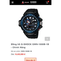 ĐỒNG HỒ G-SHOCK GWN-1000B