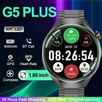 Đồng hồ G5 Plus GPS NFC Đồng hồ thông minh Nam Nữ 466 * 466 Màn hình AMOLED Nhịp tim Cuộc gọi Bluetooth IP68 Đồng hồ thông minh chống nước 2025 Mới