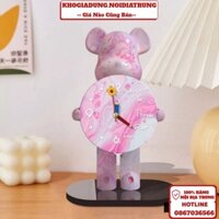 Đồng Hồ Gấu MiNi Để Bàn Decor Trang Trí Nhà Cửa, Đồng Đồ Để Bàn Hoạt Hình Cho Bé A.5 - FREESHIP.