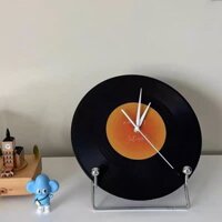 Đồng hồ ghi âm, Trang trí cao cấp hoàng hôn, Hồ sơ Vinyl cổ điển, Đồng hồ treo tường DIY, Đồng hồ treo tường phòng khách quán cà phê