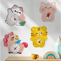 Đồng Hồ Gỗ 12 Con Giáp Siêu Xinh