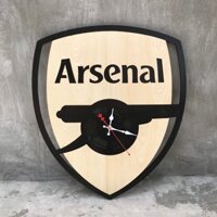 Đồng hồ gỗ bóng đá treo tường