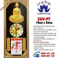 ĐỒNG HỒ GỖ PHÙ ĐIÊU CAO CẤP PHẬT TỔ MẪU CKV