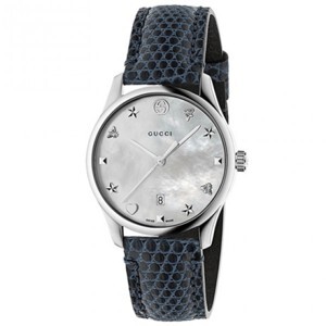 Đồng Hồ Gucc G-Timeless Blue Leather YA1264049