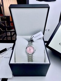 Đồng hồ Gucci Ladies G-Timeless YA126524 like auth nữ mặt hồng 27mm