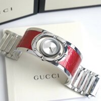 Đồng hồ Gucci Like Auth màu hồng dạng lắc tay thép trắng 23.5mm