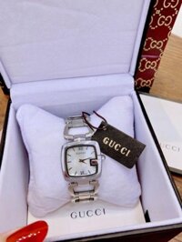 Đồng hồ Gucci nữ dạng lắc tay sang chảnh Sliver – Dwatch G02