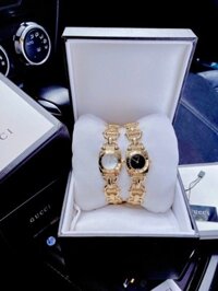 Đồng hồ Gucci nữ dây xích màu vàng Gold giá rẻ like auth 25mm