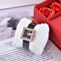 Đồng Hồ Gucci Nữ Mặt Vuông Đính Đá Cực Đẹp