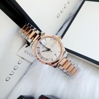 Đồng Hồ Gucci Nữ YA126528 G-Timeless Silver Dial Two-tone Ladies Watch