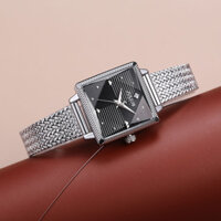 Đồng hồ hàn quốc Julius nữ JA-1220 - Bạc Đen