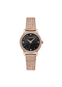 Đồng hồ hàn quốc Julius nữ JA-1219 - Đồng Đen