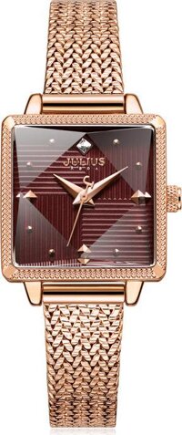 Đồng hồ hàn quốc Julius nữ JA-1220 - Đồng Đỏ