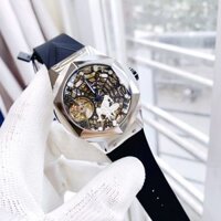 Đồng hồ Hanboro Spiderman kim xanh nam chính hãng mặt tròn cực hót 44mm