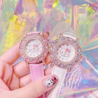 Đồng Hồ Hello Kitty Kèm Vòng Tay và Hộp Xinh Xắn 8931 Cho Bé Gái - TILANI Official Store