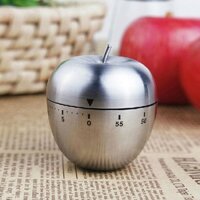 ĐỒNG HỒ HẸN GIỜ POMODORO (HÌNH QUẢ TÁO) - THỰC HÀNH CHÁNH NIỆM - THÉP KHÔNG GỈ