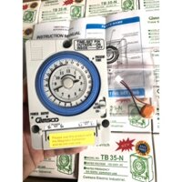 Đồng hồ hẹn giờ Timer cơ Camsco TB35N Bộ hẹn giờ