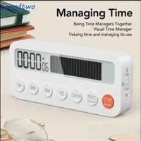 Đồng hồ hẹn giờ trực quan FOUNDTWO, Hẹn giờ nhà bếp kỹ thuật số, Màn hình LCD đa chức năng có chân đế Hẹn giờ đếm ngược tự kỷ luật Đọc sách