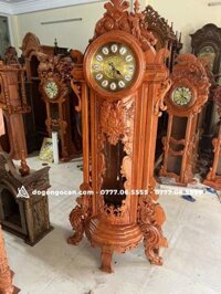 Đồng hồ Hoàng Gia – Mặt Quỷ gỗ Hương Đá cao 2m