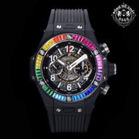 Đồng hồ Hublot BigBang Chronograph Replica 1 1 vỏ Ceramic niềng Rainbow