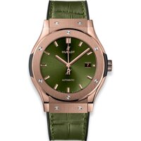 Đồng Hồ Hublot Classic Fusion Chronograph Titanium Automatic Black Dial Men's Watch