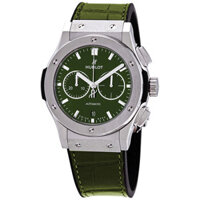 Đồng Hồ Hublot Classic Fusion Green Sunray Dial Chronograph Automatic (máy cơ) 541.NX.8970.LR (Nam) Chính Hãng