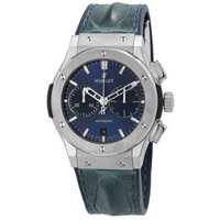Đồng Hồ Hublot Classic Fusion Chronograph Automatic (máy cơ) Mặt Xanh 521.NX.7170.HR.PLP14 (Nam) Chính Hãng