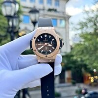 Đồng Hồ Hublot Fake 1:1 Big Bang Chronograph King Gold Màu Đen 44mm